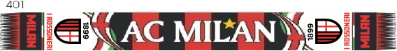 AC Milan Acrylic Football Scarf