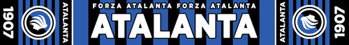 Atalanta Acrylic Football Scarf