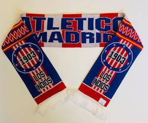 Athletico Madrid Acrylic Football Scarf