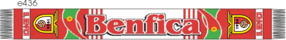 Benfica Acrylic Football Scarf