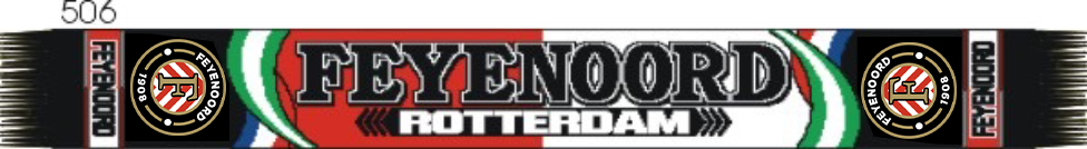 Feyenoord Acrylic Football Scarf