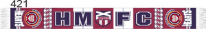 Hearts Acrylic Football Scarf