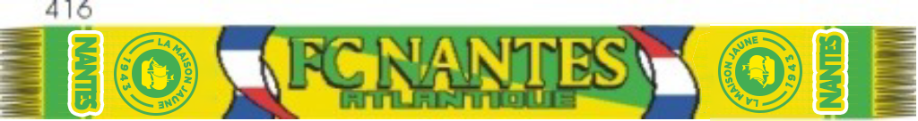 Fc Nantes Acrylic Football Scarf