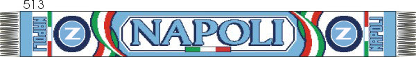 Napoli Acrylic Football Scarf