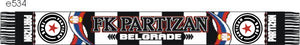 Partizan Acrylic Football Scarf