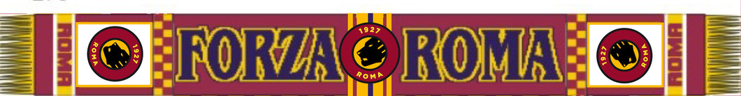 Roma Acrylic Football Scarf