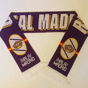 Real Madrid Acrylic Football Scarf Purple