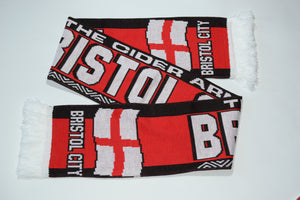 Bristol City Acrylic Football Scarf