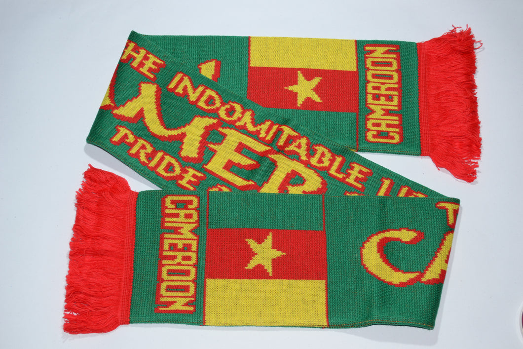 Cameroon Acrylic Football Scarf