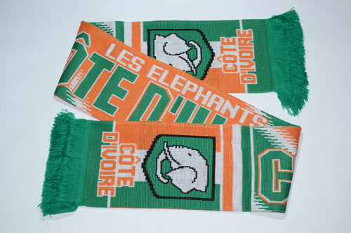 Cote D'Ivoire - Ivory Coast Acrylic Football Scarf