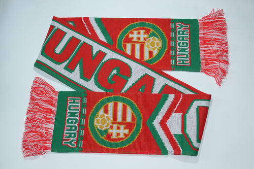 Hungary Acrylic Football Scarf