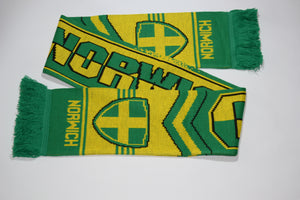 Norwich Acrylic Football Scarf
