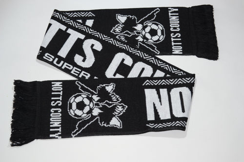 Notts County Acrylic Football Scarf