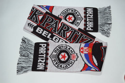 Partizan Acrylic Football Scarf