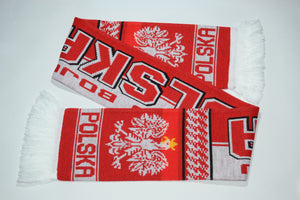 Poland Acrylic Football Scarf