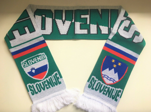 Slovenia Acrylic Football Scarf