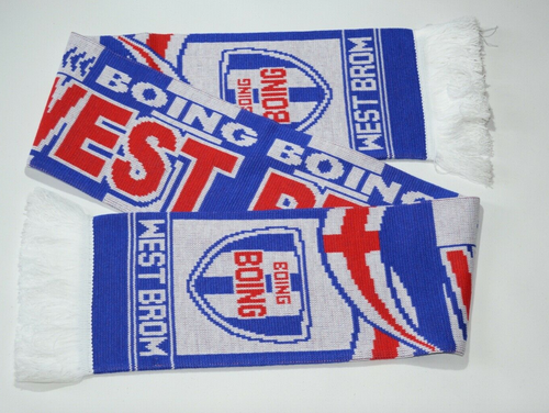 West Bromich Acrylic Football Scarf