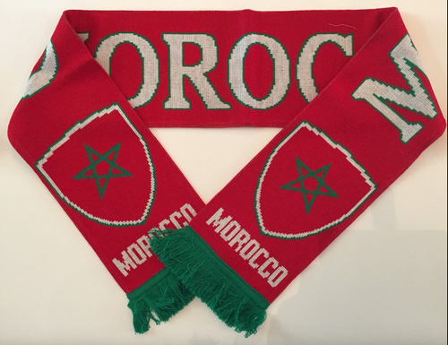 Morocco Acrylic Football Scarf