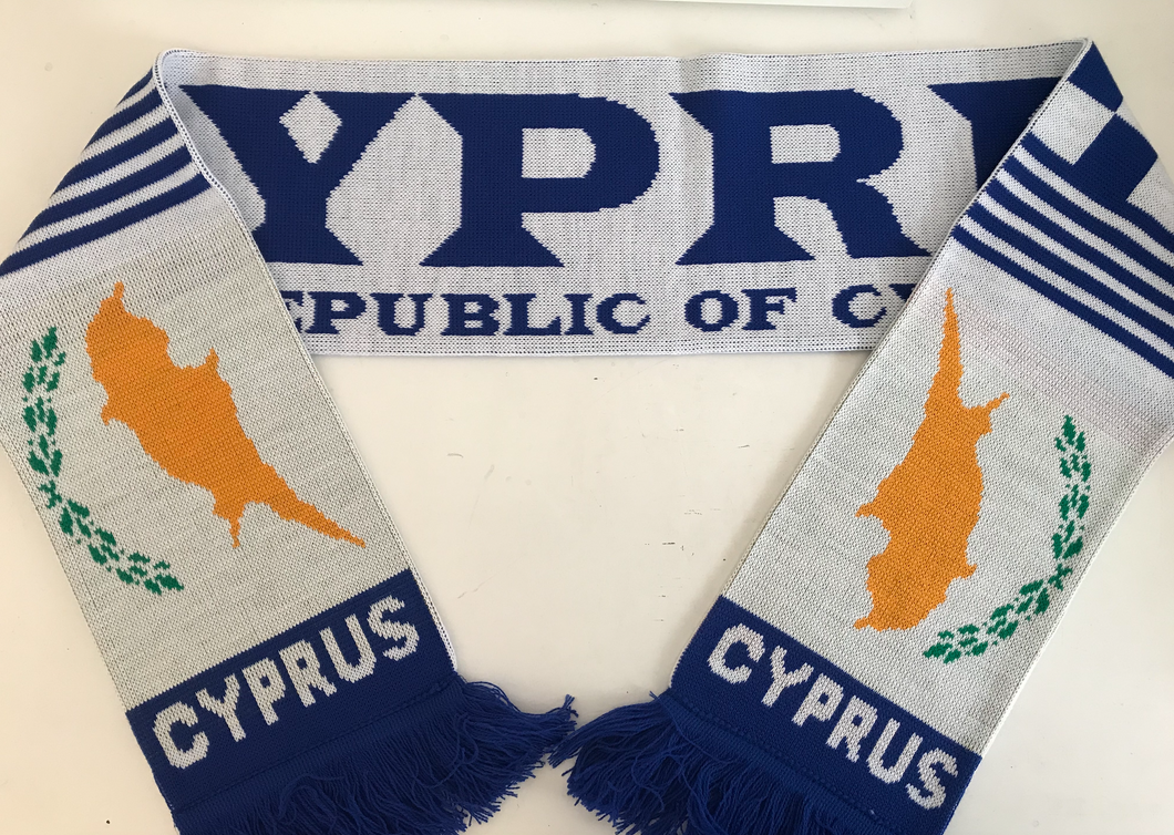 Cyprus Acrylic Football Scarf