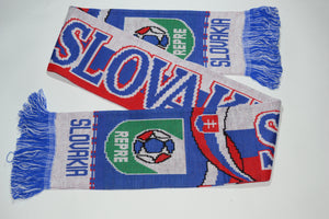 Slovakia Acrylic Football Scarf