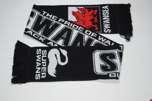 Swansea Acrylic Football Scarf