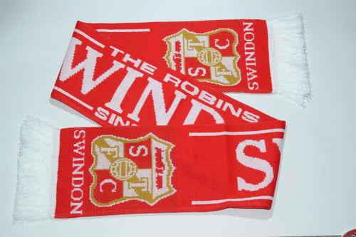 Swindon Acrylic Football Scarf