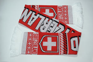 Switzerland Acrylic Football Scarf