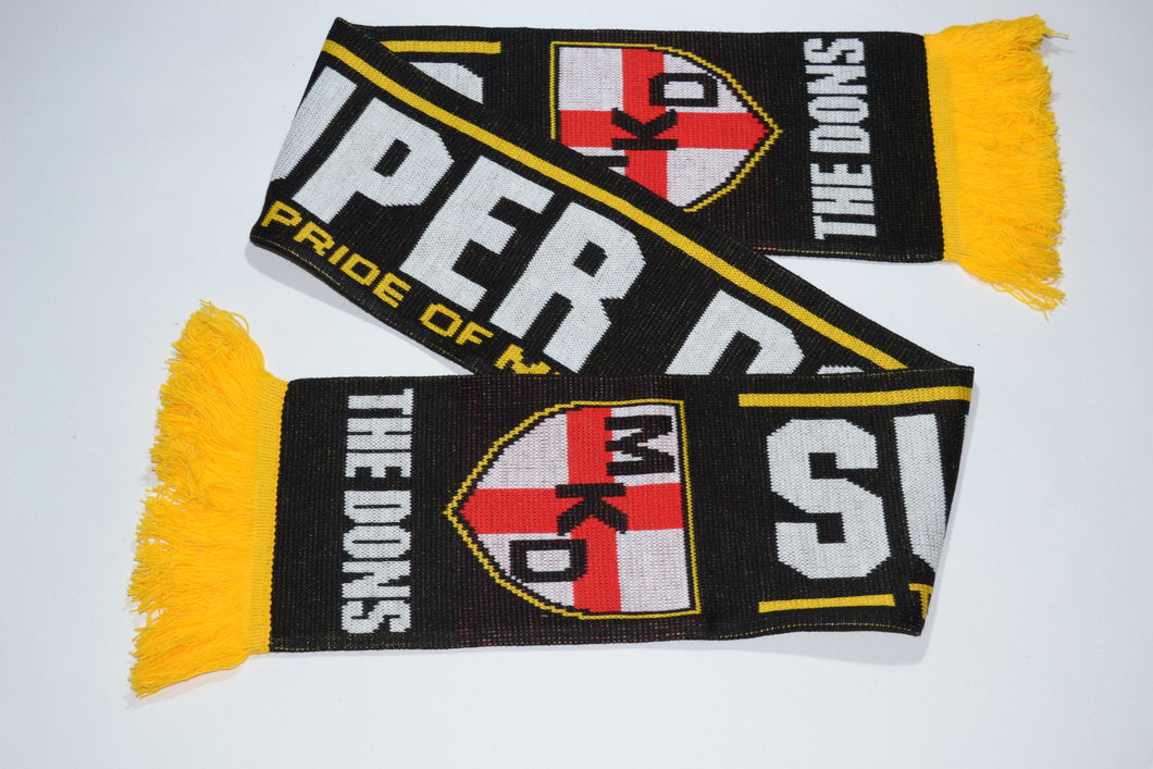 Milton Keynes Acrylic Football Scarf