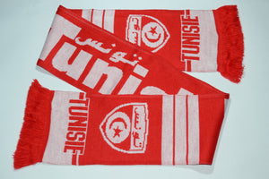 Tunisia Acrylic Football Scarf