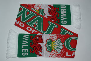 Wales Acrylic Football Scarf