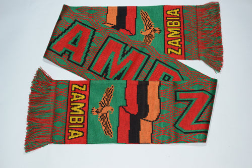 Zambia Acrylic Football Scarf